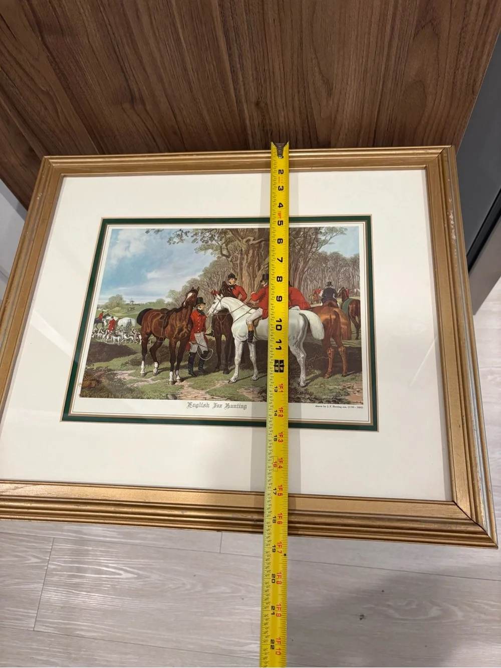 Framed Equestrian Print 🐴✨